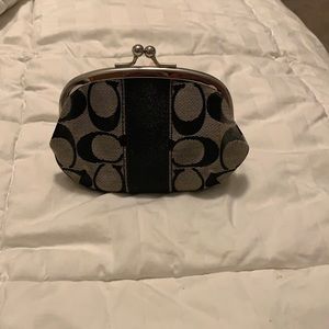 Coach coin purse in retro style